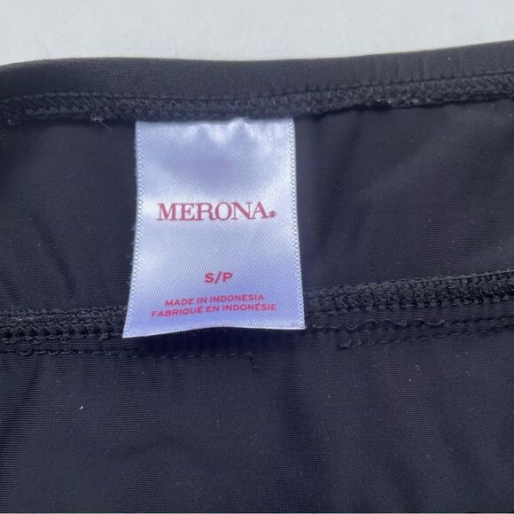 Merona Swim Skirt Black Bikini Bottom Modest Mix n Match Size Small - Picture 3 of 5